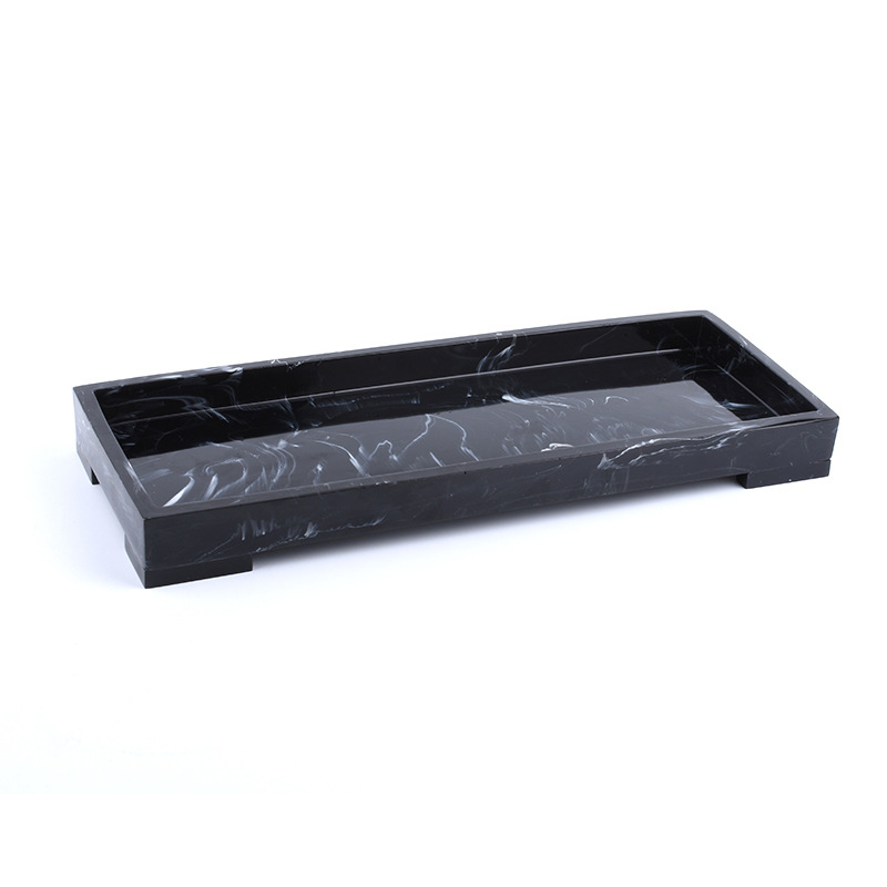 Zara Home Bathroom Tray - Eitelkeit Tablett Schwarz Bad Eitelkeit Arbeitsplatten