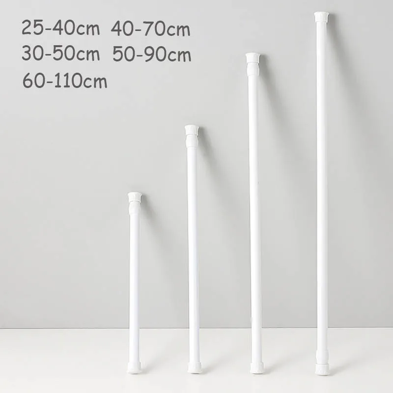 Home Bathroom Window - 25-110 cm Federbelastete Ausziehbare Stange Multifunktionale