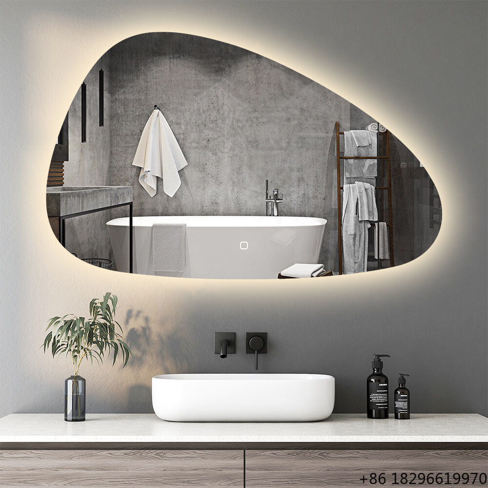 Bathroom Mirror Led - Speziell Geformter Unregelmäßiger Smart LED Badezimmerspiegel