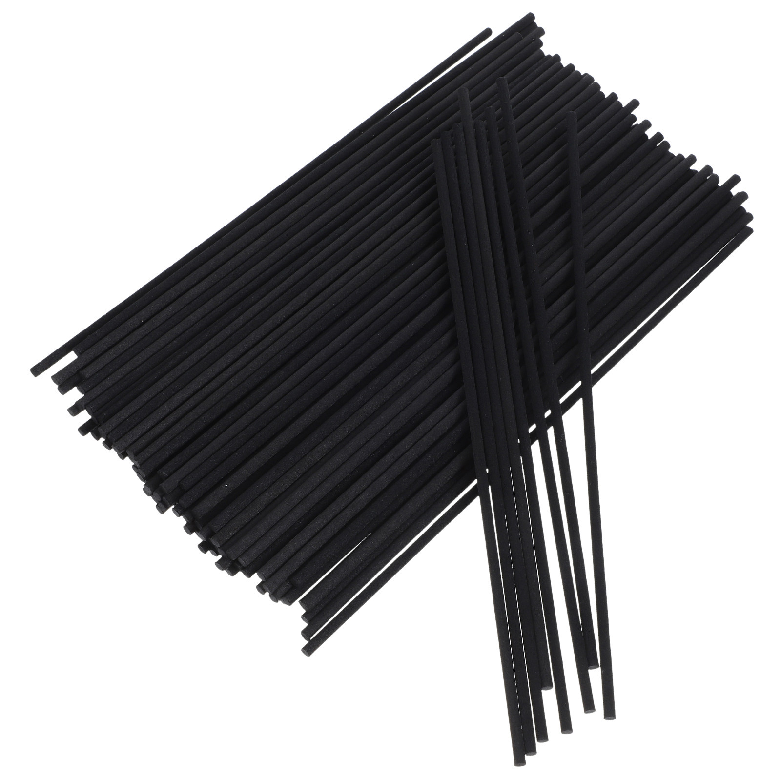 Home Essentials Bathroom Accessories - 100 Stück schwarze Diffusorstäbchen aus Faser