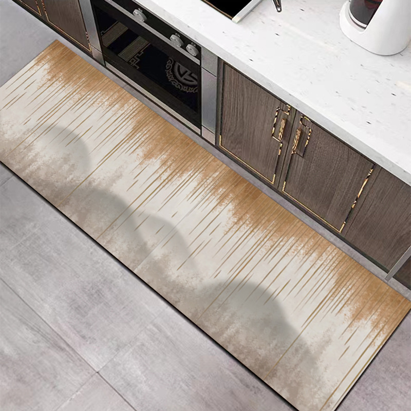 Home Made Bathroom Vanity - VIKAMA Kristallvelours-Teppich Modern und Schlicht, Wasserabsorbierend,