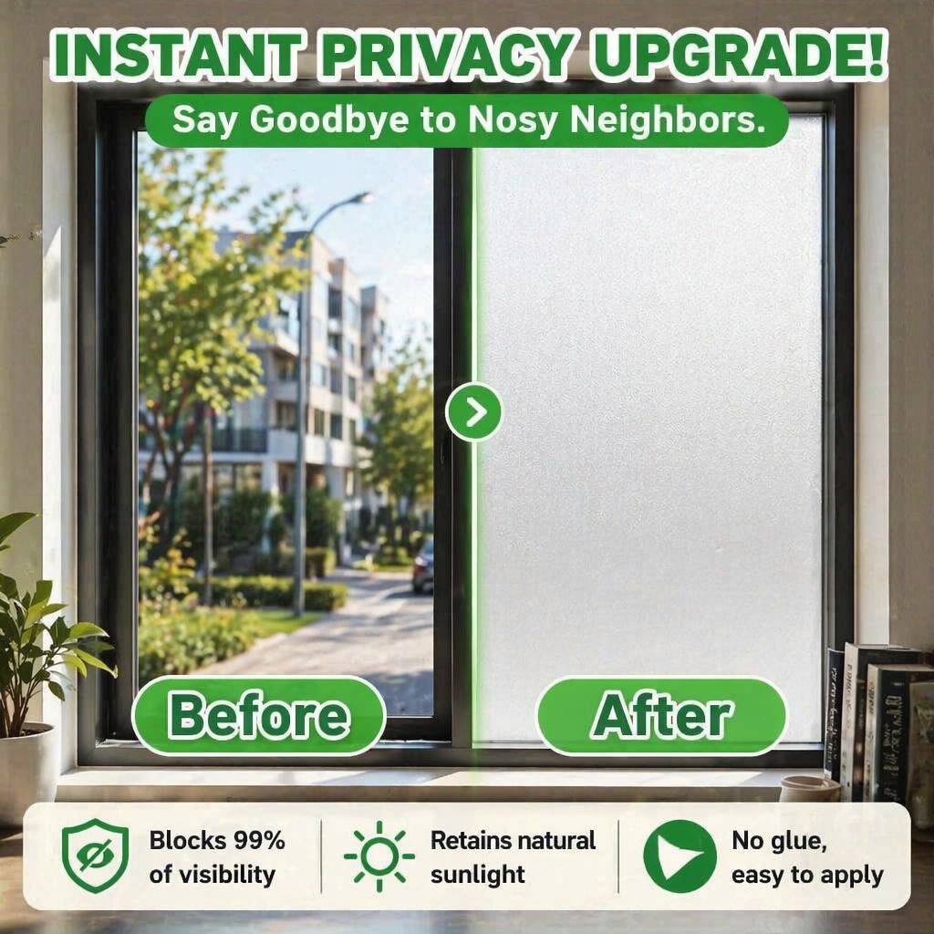 Milchige Sichtschutzfolie für  – Home Bathroom Window Bewertung und Preis