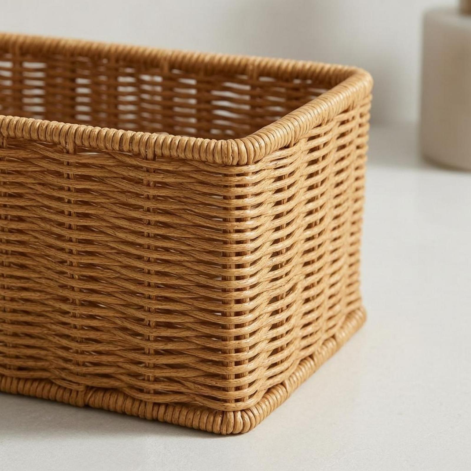 Kunststoff-Rattan-Badezimmer-A – Home Essentials Bathroom Accessories Bewertung und Preis