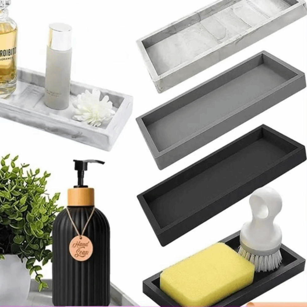 Verstärkte Badezimmer-Ablage,  – Zara Home Bathroom Tray Bewertung und Preis