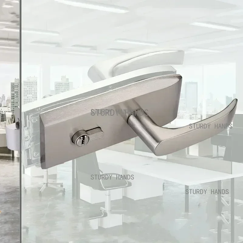 Büro Glas Türschloss Badezimme – Home Bathroom Hardware Bewertung und Preis