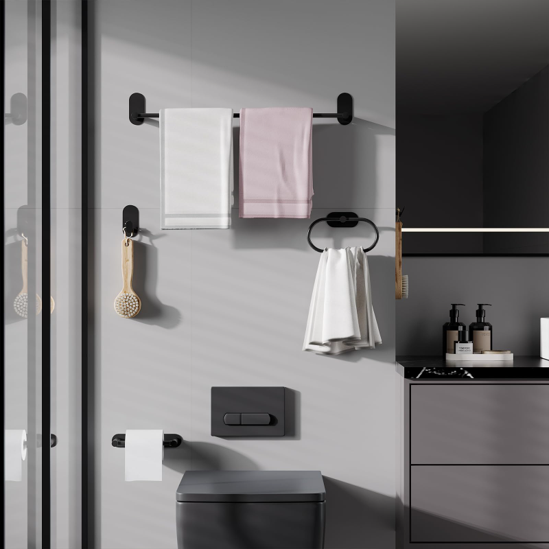 5-teiliges Edelstahl-Handtuchh – Home Bathroom Hardware Bewertung und Preis