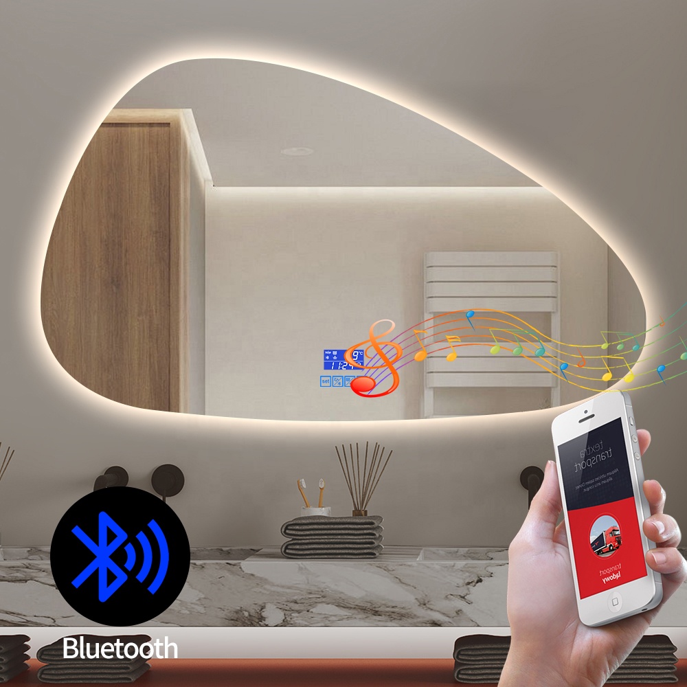 Speziell Geformter Unregelmäßi – Bathroom Mirror Led Bewertung und Preis
