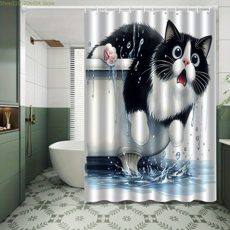 Lustiger Duschvorhang mit spri – Home Bathroom Decor Ideas Bewertung und Preis