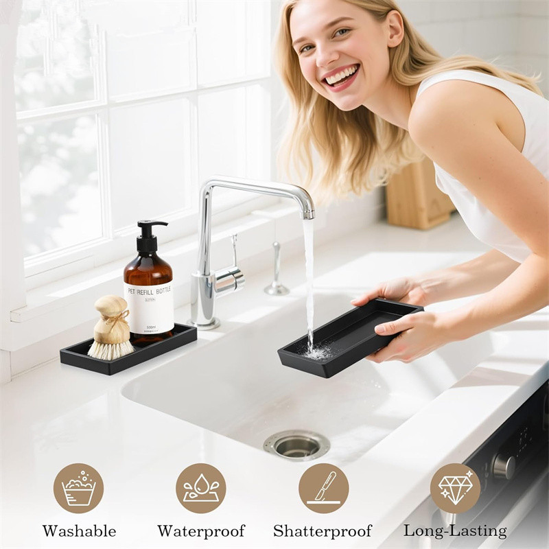 S/L Silikon-Tablett für Badezi – Zara Home Bathroom Tray Bewertung und Preis
