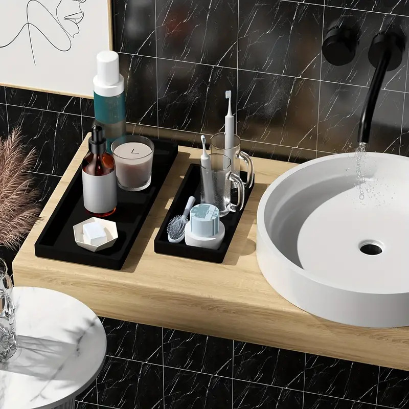 S/L Silikon-Tablett für Badezi – Zara Home Bathroom Tray Bewertung und Preis