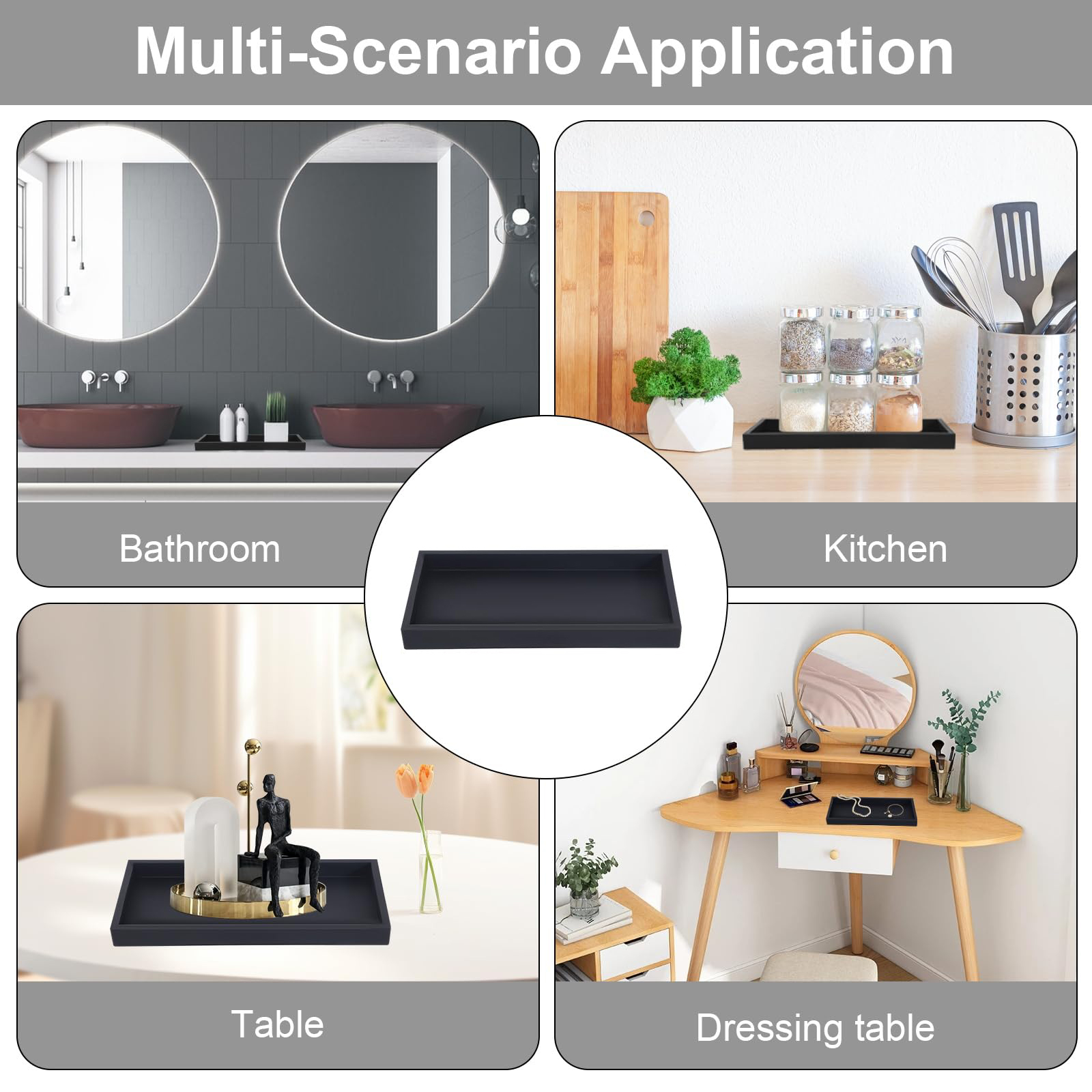 Badezimmer-Thekenablage, verdi – Zara Home Bathroom Tray Bewertung und Preis
