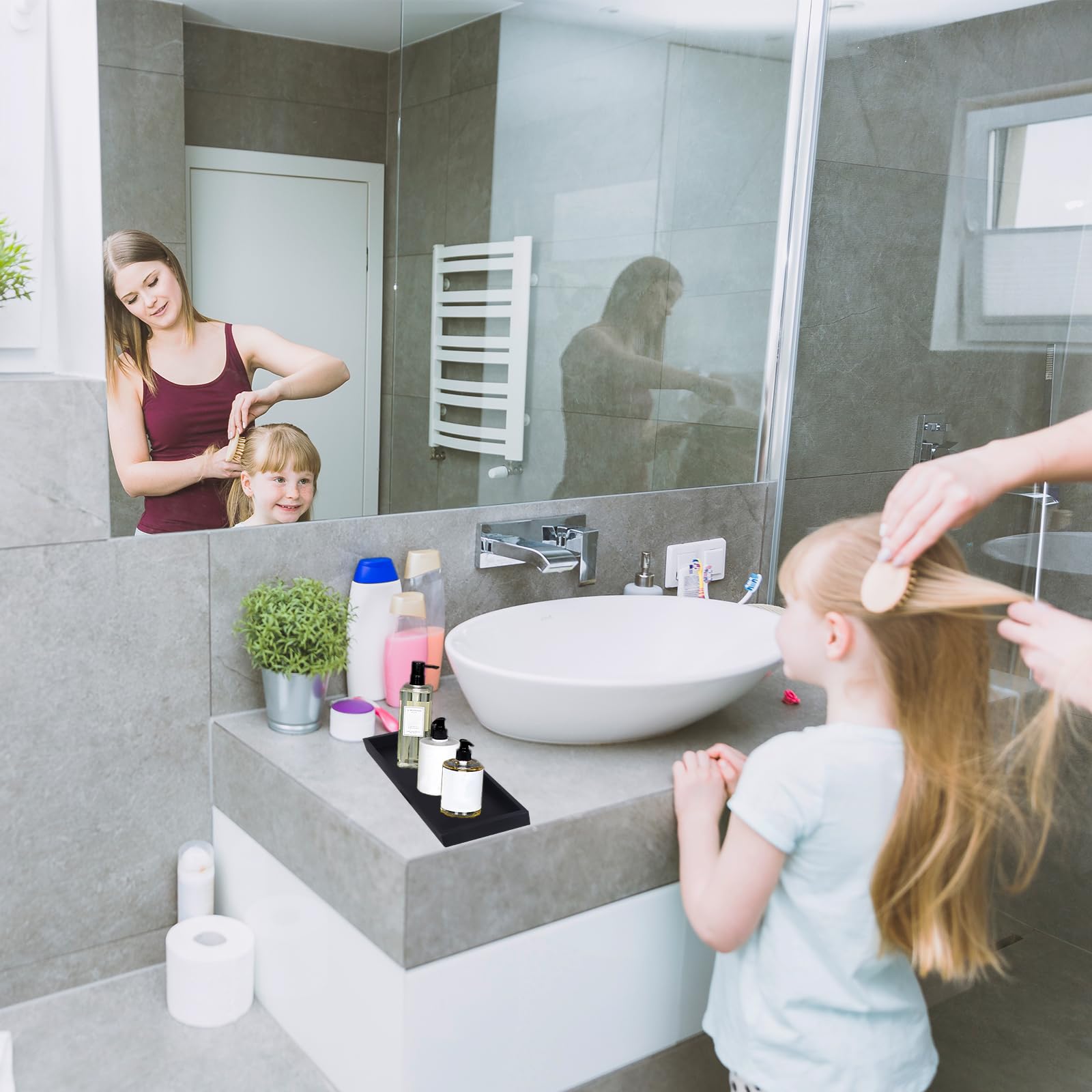 Badezimmer-Thekenablage, verdi – Zara Home Bathroom Tray Bewertung und Preis
