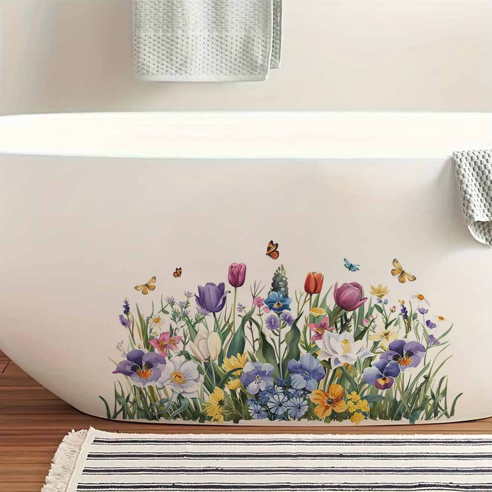 Tulpen-Schmetterlings-Fenstera – Home Bathroom Window Bewertung und Preis