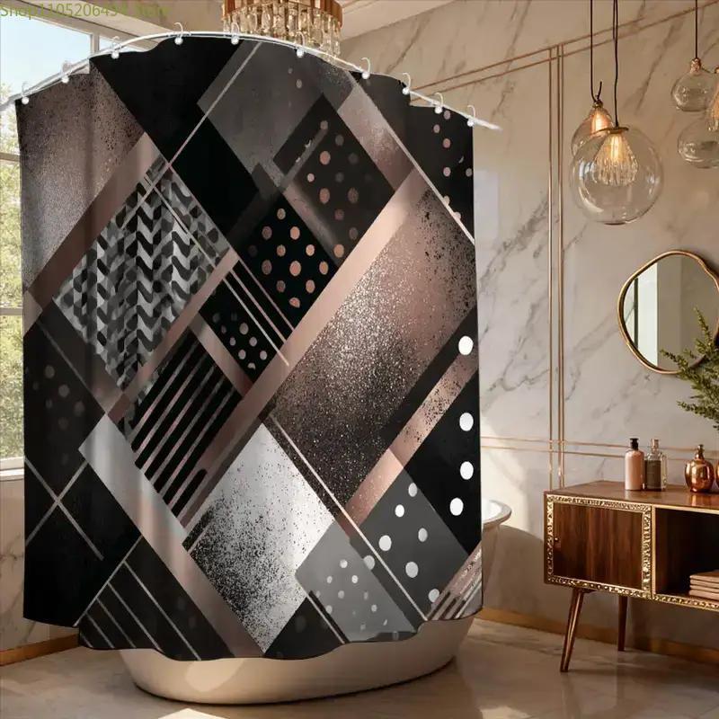 Moderner Geometrischer Abstrak – Home Bathroom Decor Ideas Bewertung und Preis
