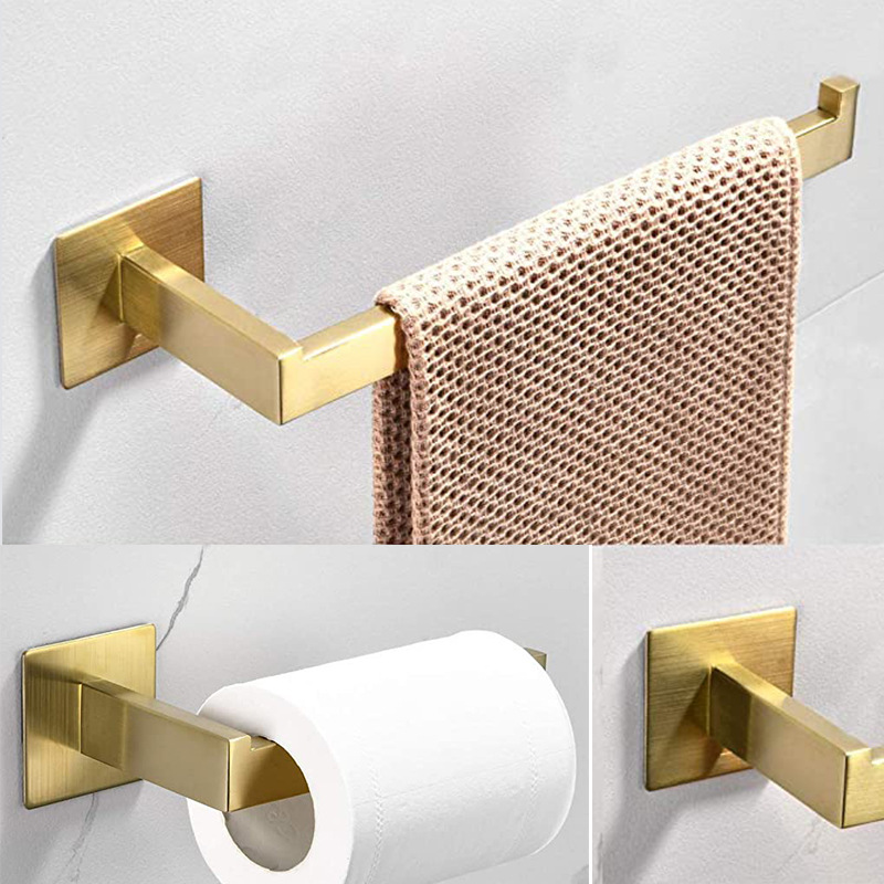 304 Edelstahl 4-teiliges Gold- – Home Bathroom Hardware Bewertung und Preis