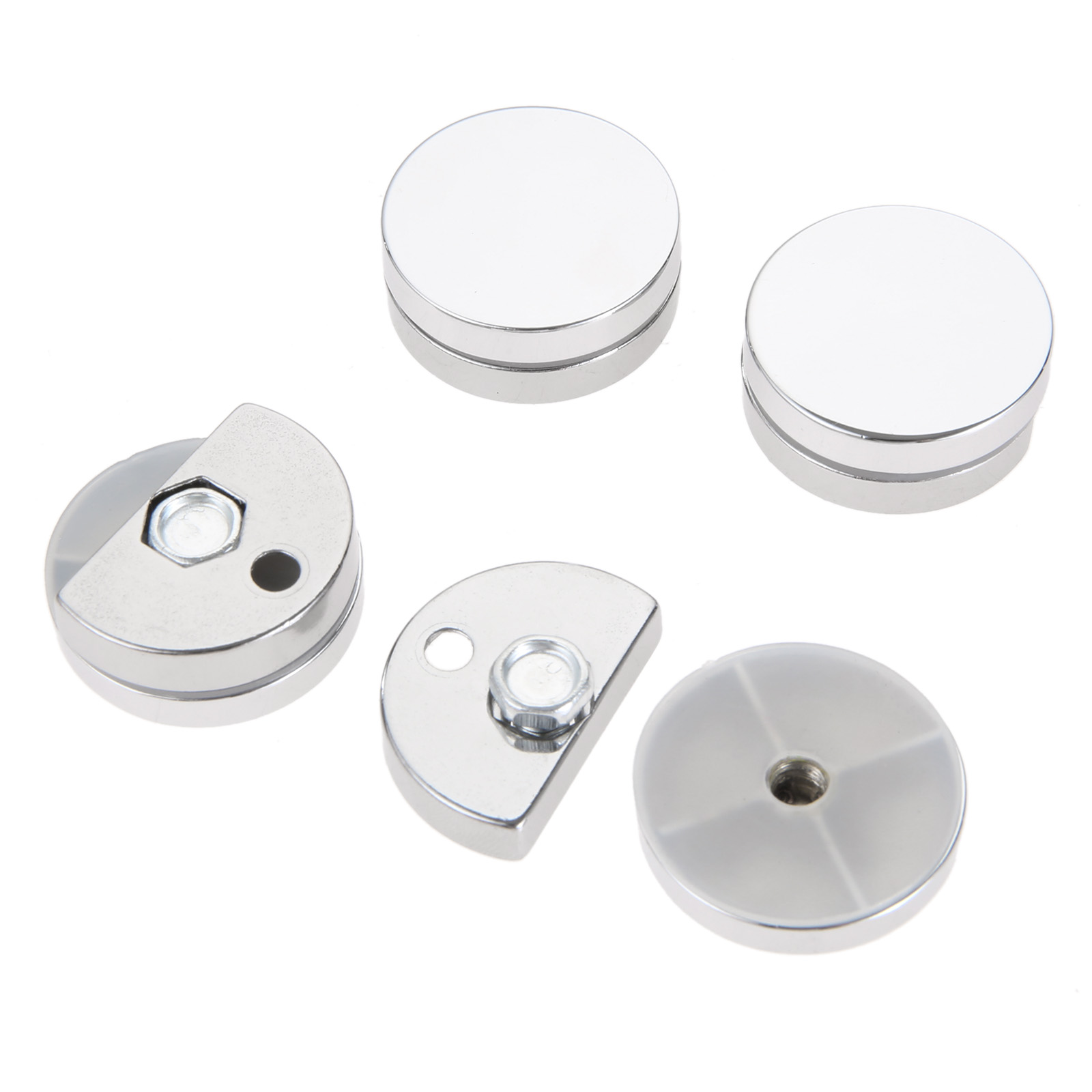 4 Stück 27mm Runde Glasklemmen – Home Hardware Bathroom Mirrors Bewertung und Preis
