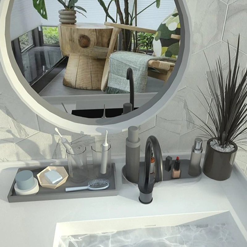 Silikon-Aufbewahrungstablett,  – Zara Home Bathroom Tray Bewertung und Preis