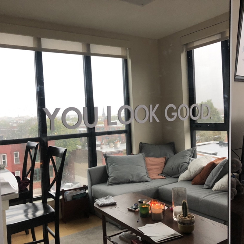 You Look Good Spiegel-Wandaufk – Home Bathroom Window Bewertung und Preis