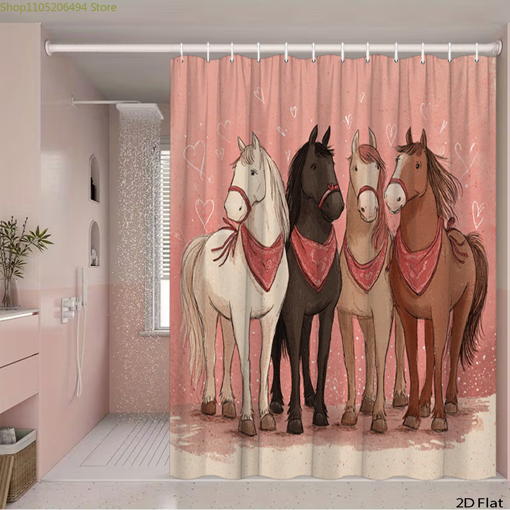 Niedlicher Duschvorhang mit Pf – Home Bathroom Decor Ideas Bewertung und Preis